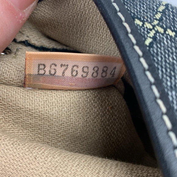 Dooney & Bourke Canvas Leather Logo wristlet wallet bag clutch Gray Black Silver - Picture 7 of 13